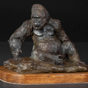 Willie B Gorilla Small-Bogucki Studio Sculpture